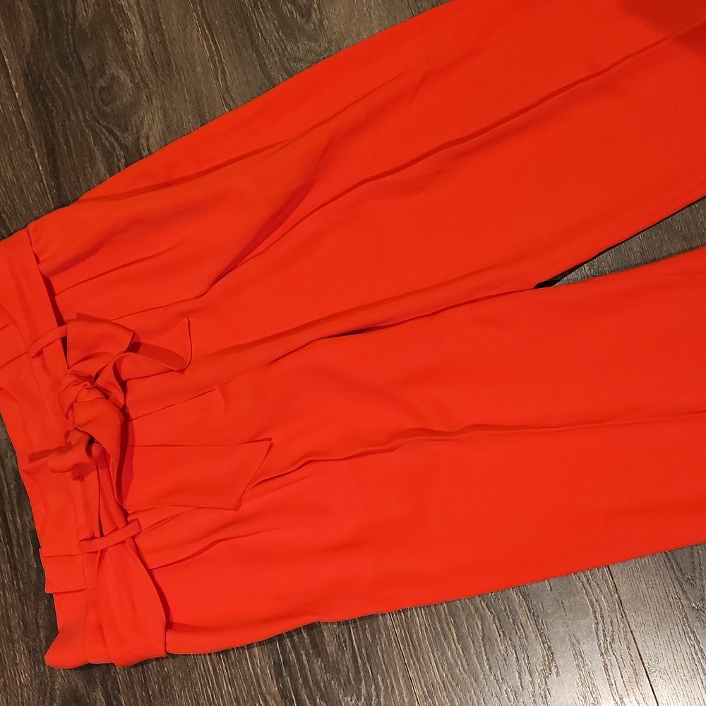 â¤ď¸ NWT! BODEN MELINDA HIGH RISE PLEATED TIE WAIST FLOWY TAPERED PAPERBAG PANTS - Picture 9 of 14